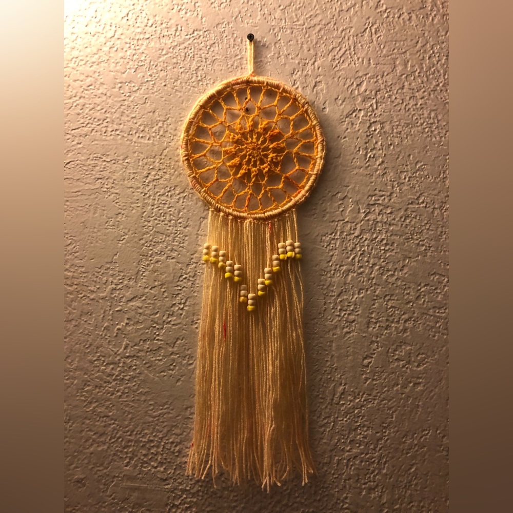 Handmade crochet dream catcher